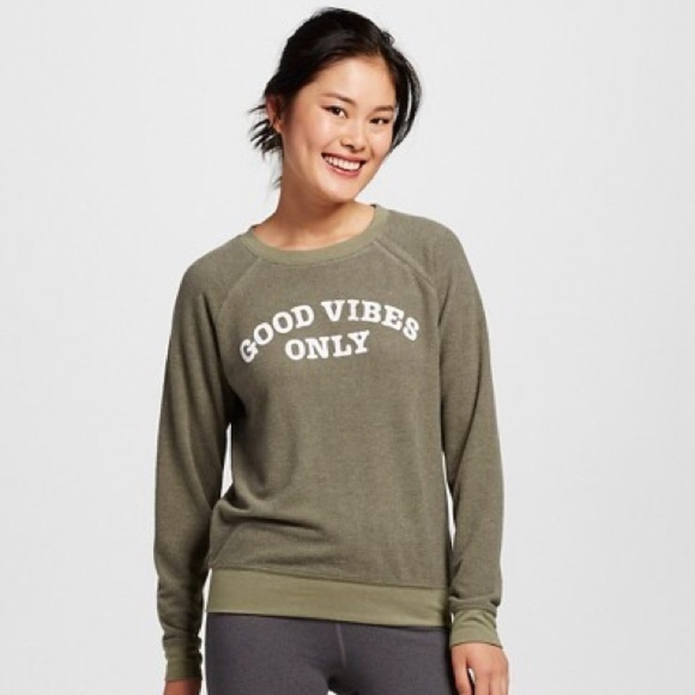 Grayson Threads Good Vibes Only Sweatshirt XS